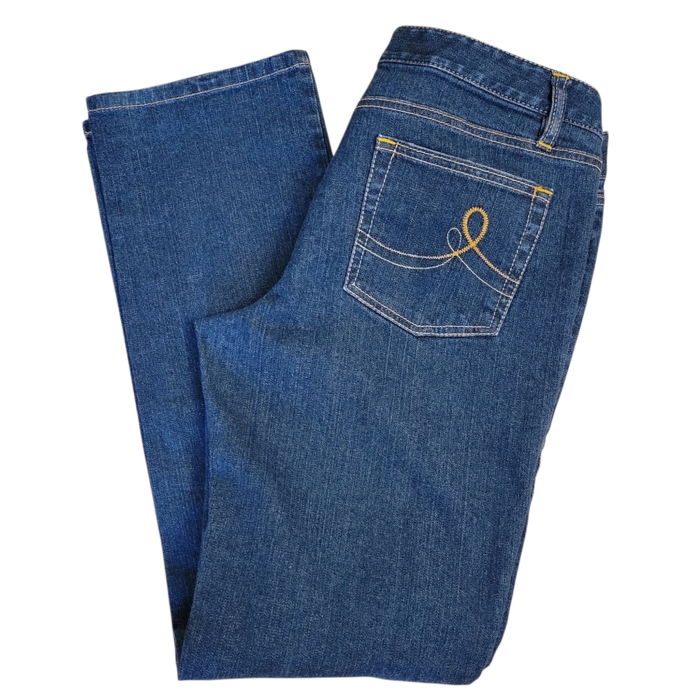 LOFT‎ Blue Slim & Straight Denim Jeans Size 8